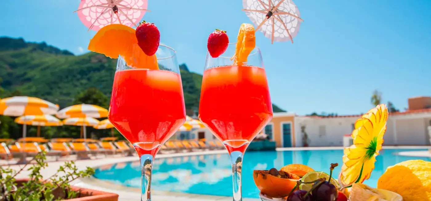 Pool and Gardens view of Parco Delle Agavi Hotel Ichia, Italy